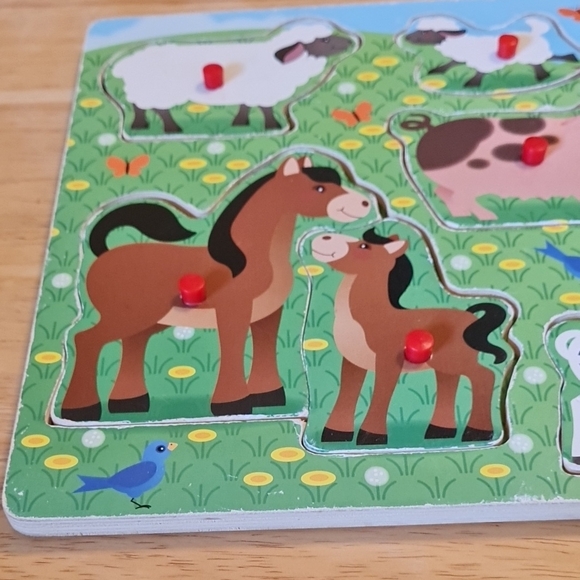 Farm Animal Wooden Puzzle - Picture 4 of 6